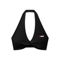 Women's MTC Pleated Halter Sports Bra