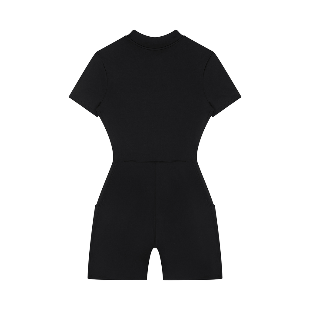 MTC Quarter-Zip Short Sleeve Romper