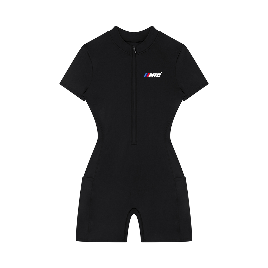 MTC Quarter-Zip Short Sleeve Romper