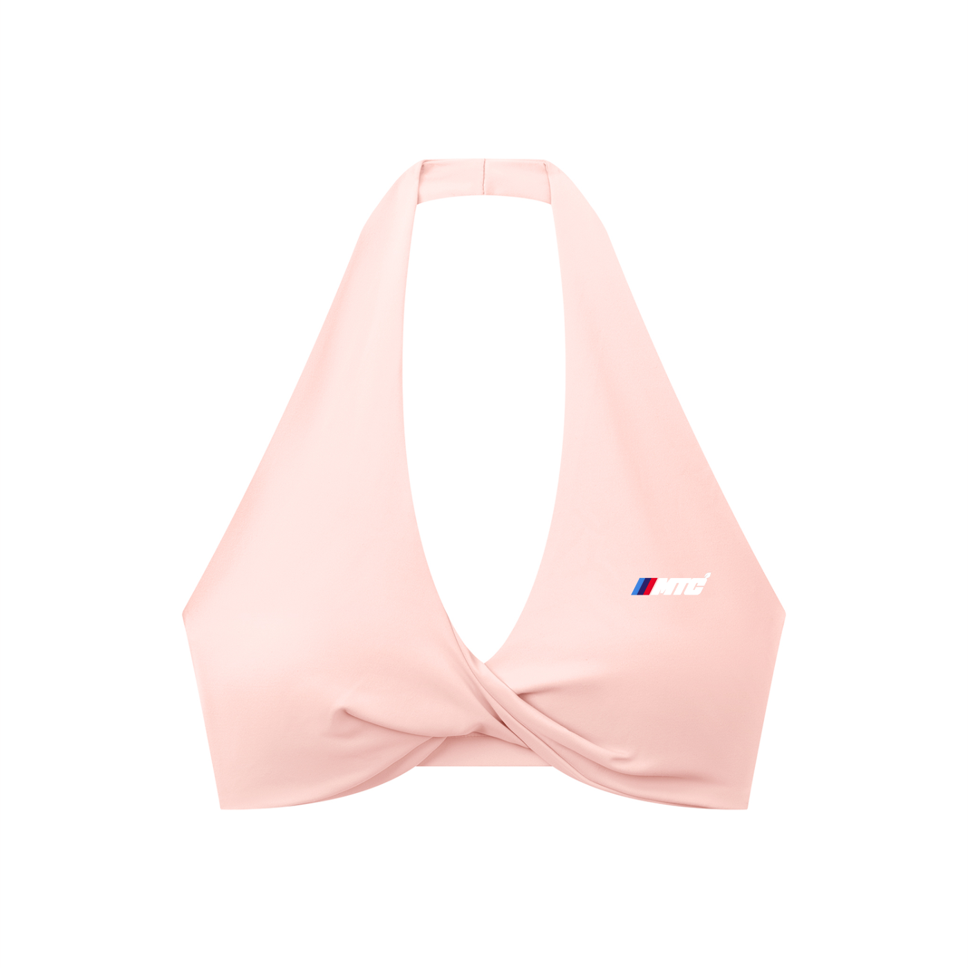 Women's MTC Pleated Halter Sports Bra
