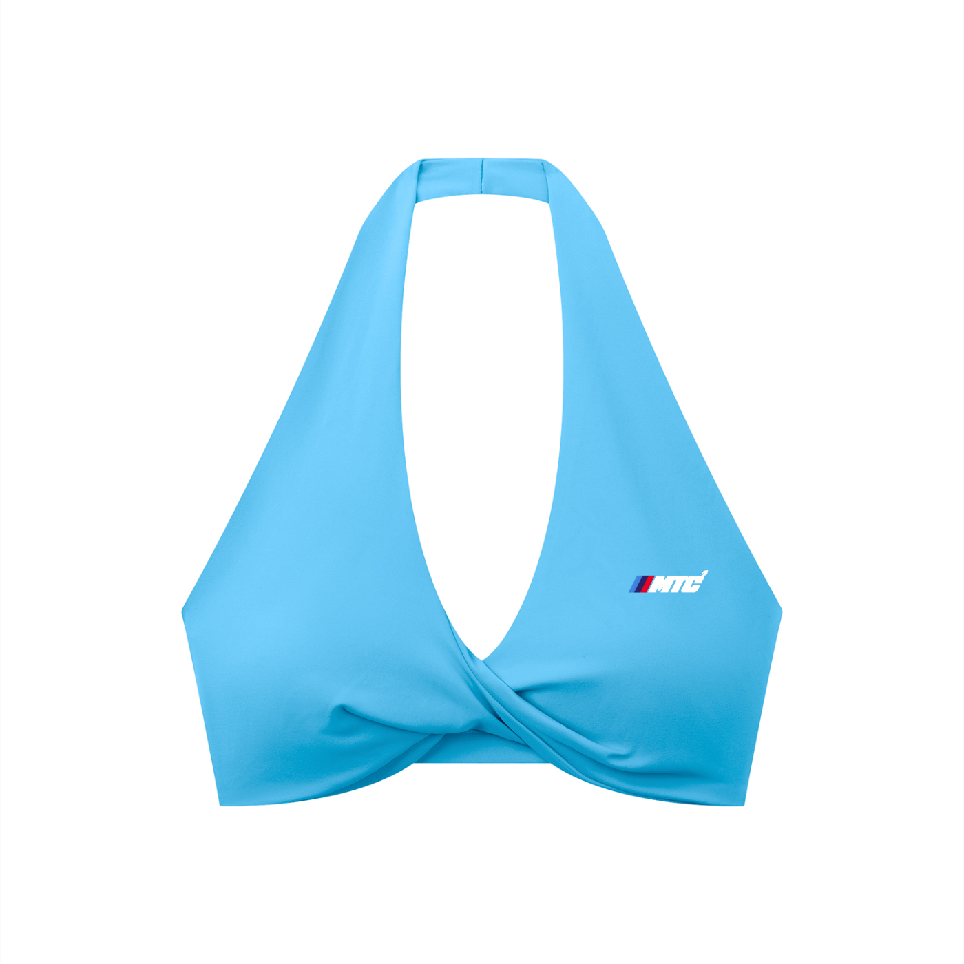 Women's MTC Pleated Halter Sports Bra