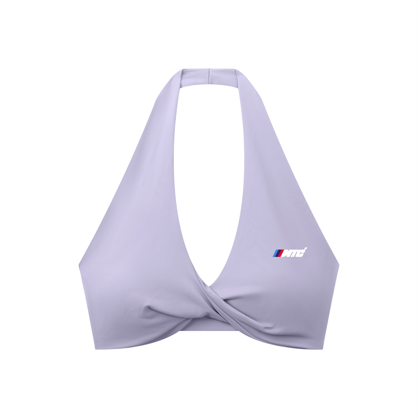 Women's MTC Pleated Halter Sports Bra