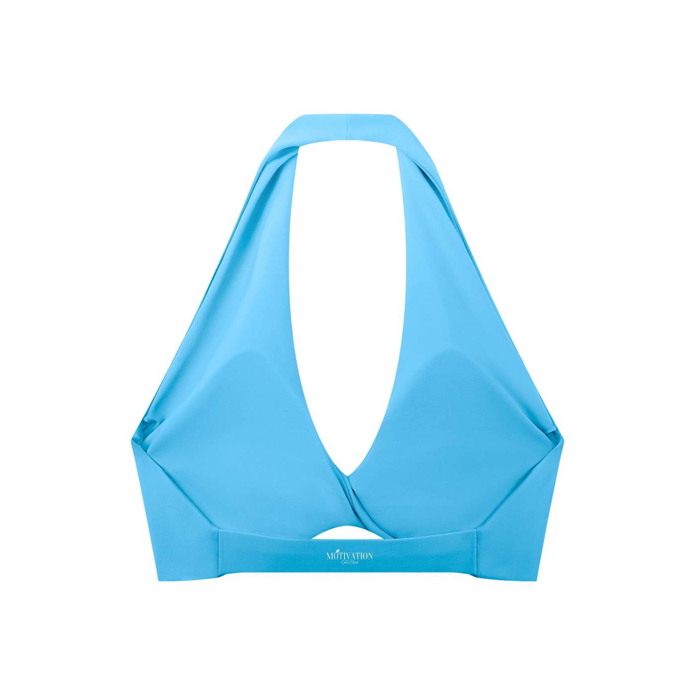 Women's MTC Pleated Halter Sports Bra