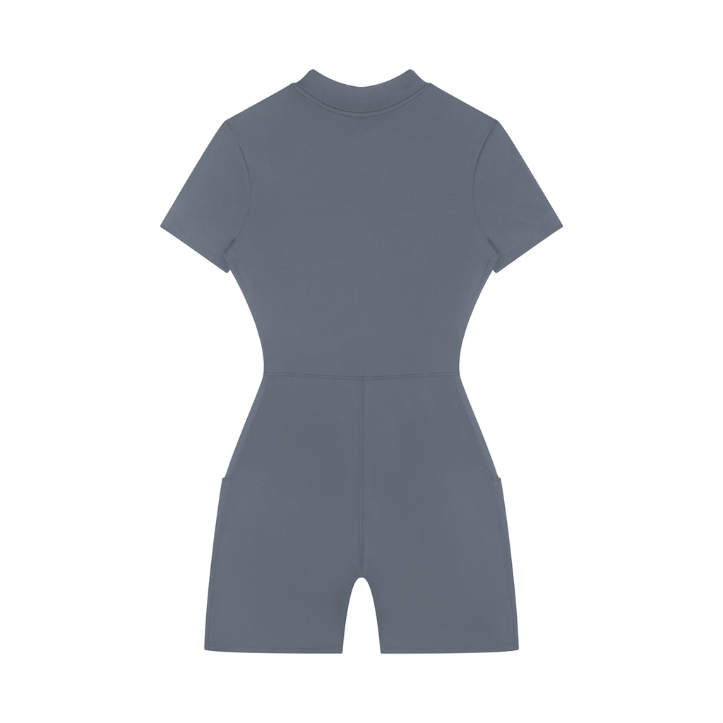 MTC Quarter-Zip Short Sleeve Romper