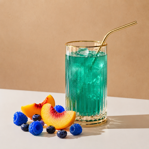 Black Tea - Blue Raspberry, Peach, Apricot (5) [12oz Aluminum Cans]