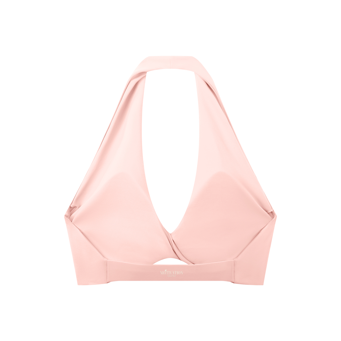 Women's MTC Pleated Halter Sports Bra